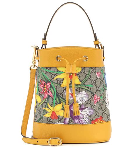 gucci yellow floral bag|Gucci ophidia suede bag.